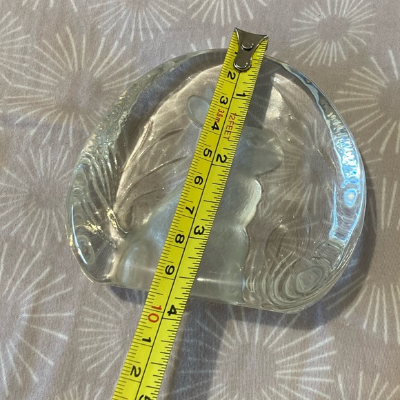 ZAJECAR crystal made in Yugoslavia. Bunny paperweight. - Picture 3 of 6